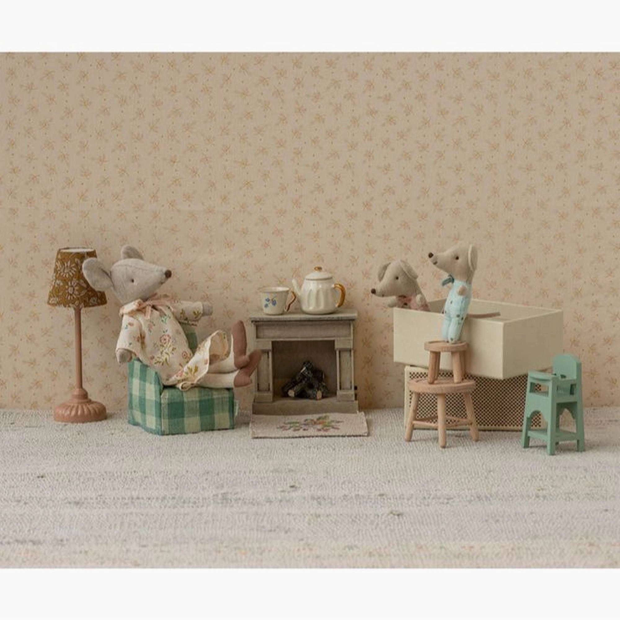 Babykids_Maileg_Toys Maileg Twins, Baby Mice in Matchbox
