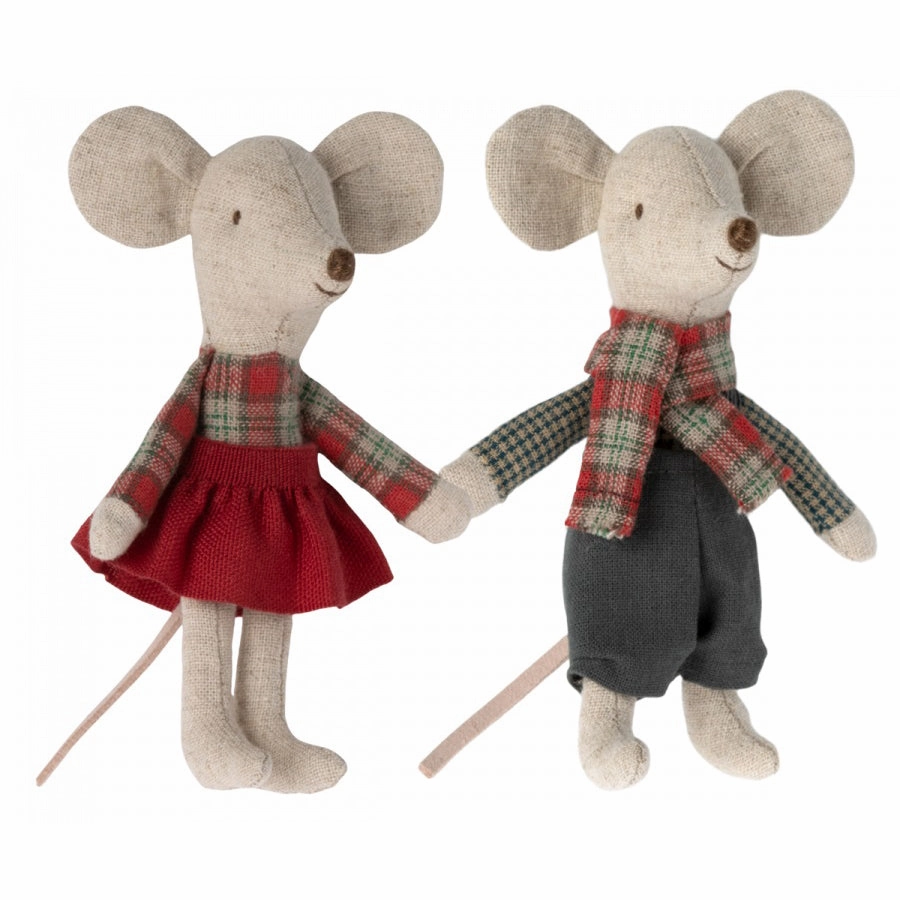 Babykids_Maileg_Toys Maileg Winter Mice Twins, Little Brother and Sister