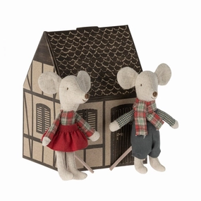 Babykids_Maileg_Toys Maileg Winter Mice Twins, Little Brother and Sister