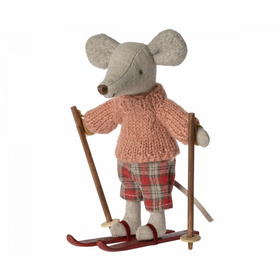 Babykids_Maileg_Toys Maileg Winter Mouse with Ski Set, Big Sister