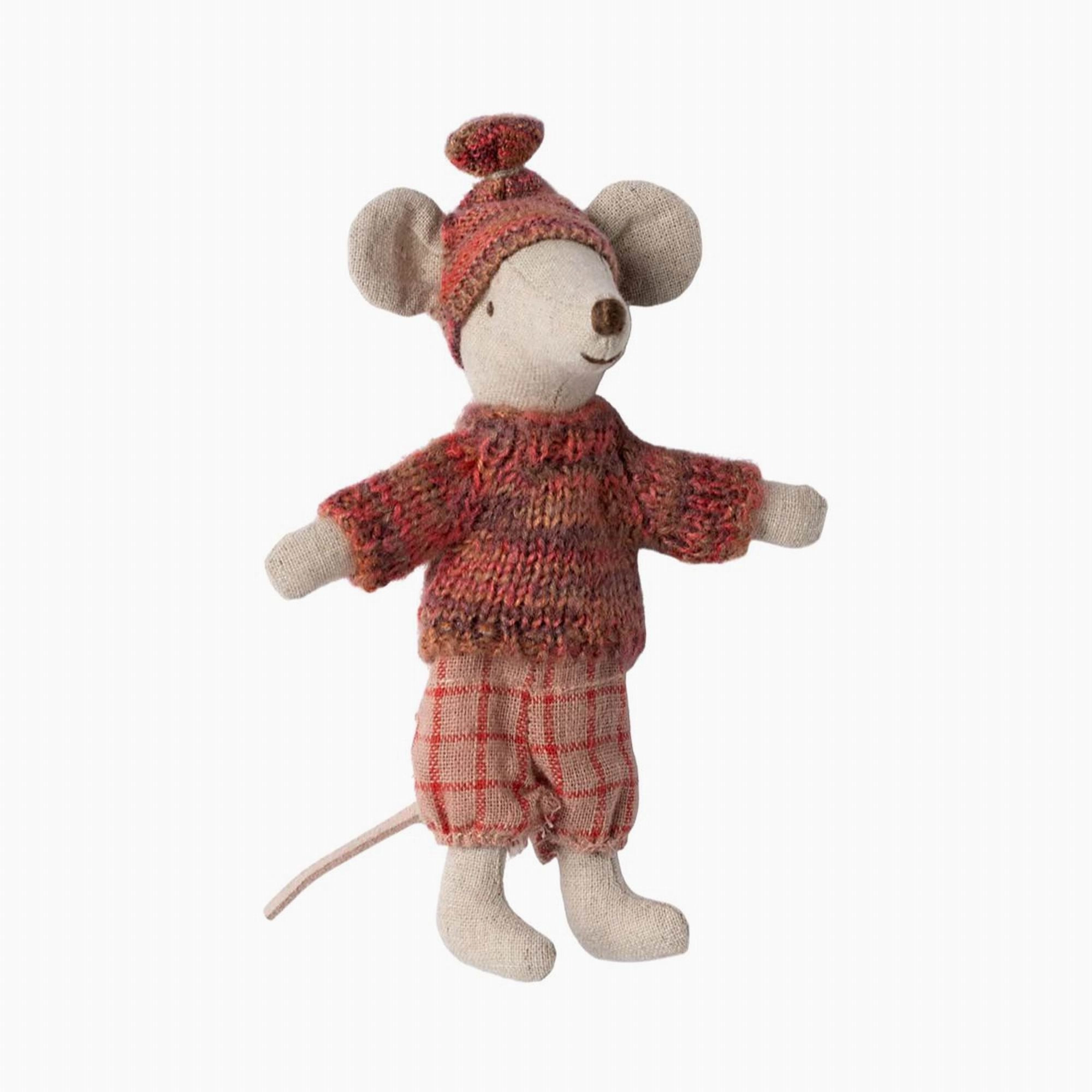 Babykids_Maileg_Toys Maileg Winter Mouse With Ski Set, Big Sister  Rose