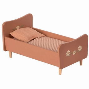 Babykids_Maileg_Toys Maileg Wooden Bed, Mini Rose
