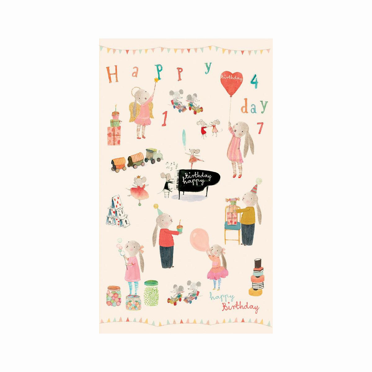 Babykids_Maileg_Toys Maileg Wrapping Paper Happy Day 10M