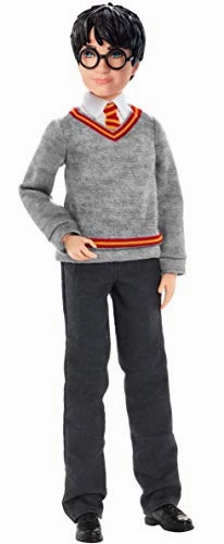 Babykids_Mattel_Toys Harry Potter FYM50 Doll with Hogwarts Robe & Wand