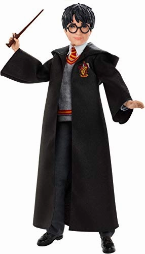Babykids_Mattel_Toys Harry Potter FYM50 Doll with Hogwarts Robe & Wand