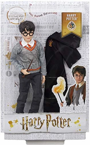 Babykids_Mattel_Toys Harry Potter FYM50 Doll with Hogwarts Robe & Wand