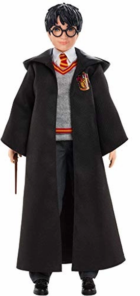 Babykids_Mattel_Toys Harry Potter FYM50 Doll with Hogwarts Robe & Wand