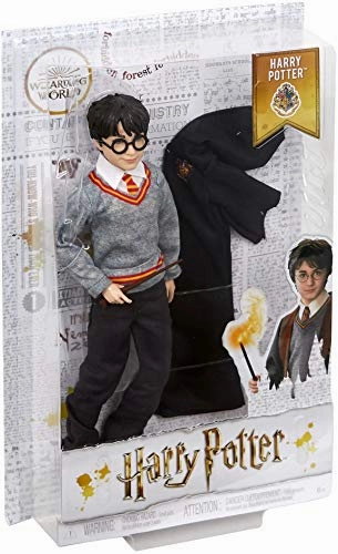 Babykids_Mattel_Toys Harry Potter FYM50 Doll with Hogwarts Robe & Wand