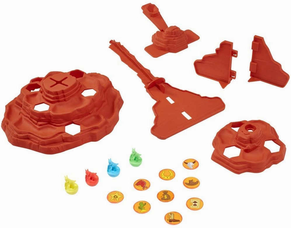 Babykids_Mattel_Toys Mattel Games Goat Slingers Kids Game With Cliff Tower And Launcher For 5 Year Olds And Up GKF07