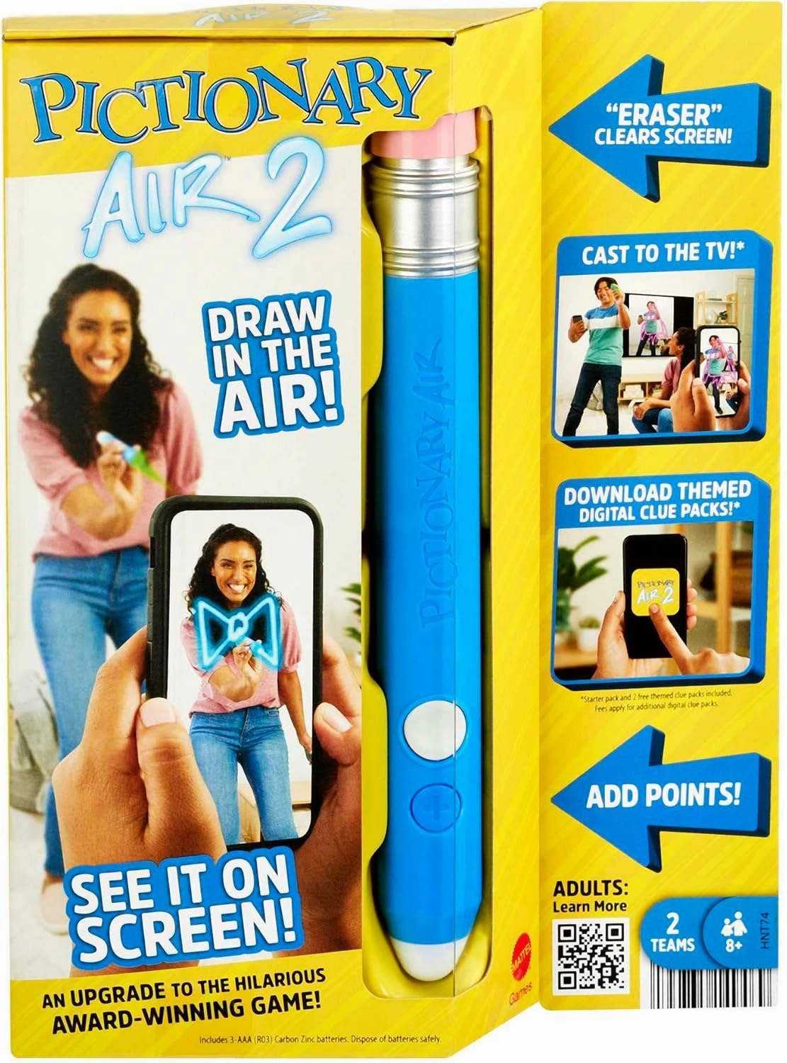 Babykids_Mattel_Toys Mattel Games Pictionary Air 2 Drawing Game (HNT74)