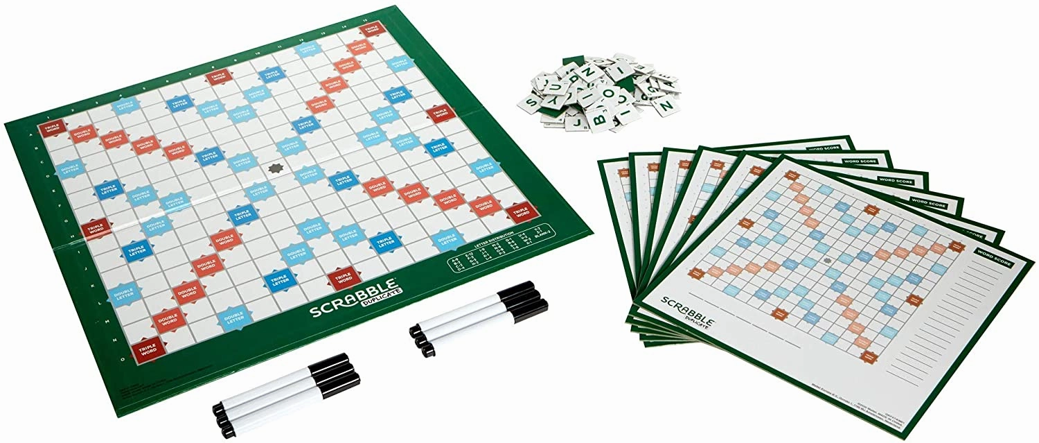 Babykids_Mattel_Toys Mattel Games Scrabble Duplicate