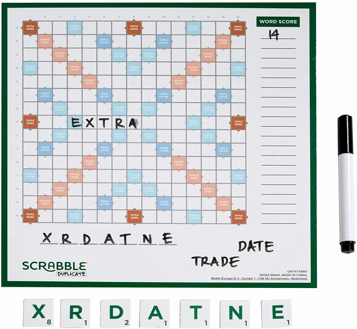 Babykids_Mattel_Toys Mattel Games Scrabble Duplicate