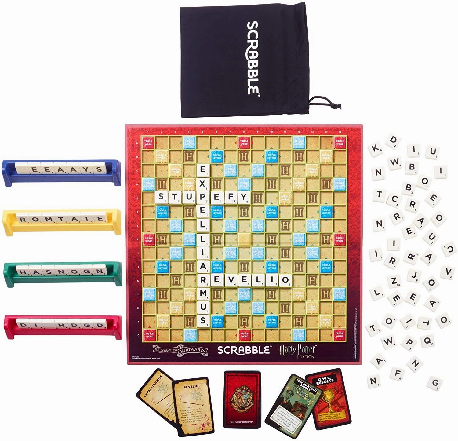 Babykids_Mattel_Toys Mattel Games Scrabble Harry Potter Edition Family Game