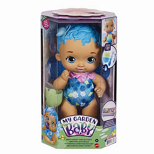 Babykids_Mattel_Toys Mattel My Garden Baby Colour Change Berry Hungry Baby Doll  Blueberry