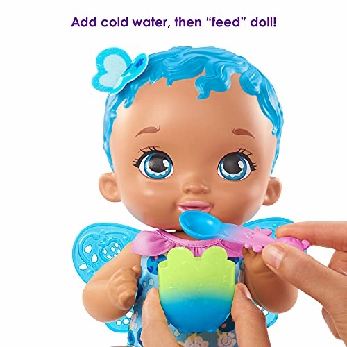 Babykids_Mattel_Toys Mattel My Garden Baby Colour Change Berry Hungry Baby Doll  Blueberry