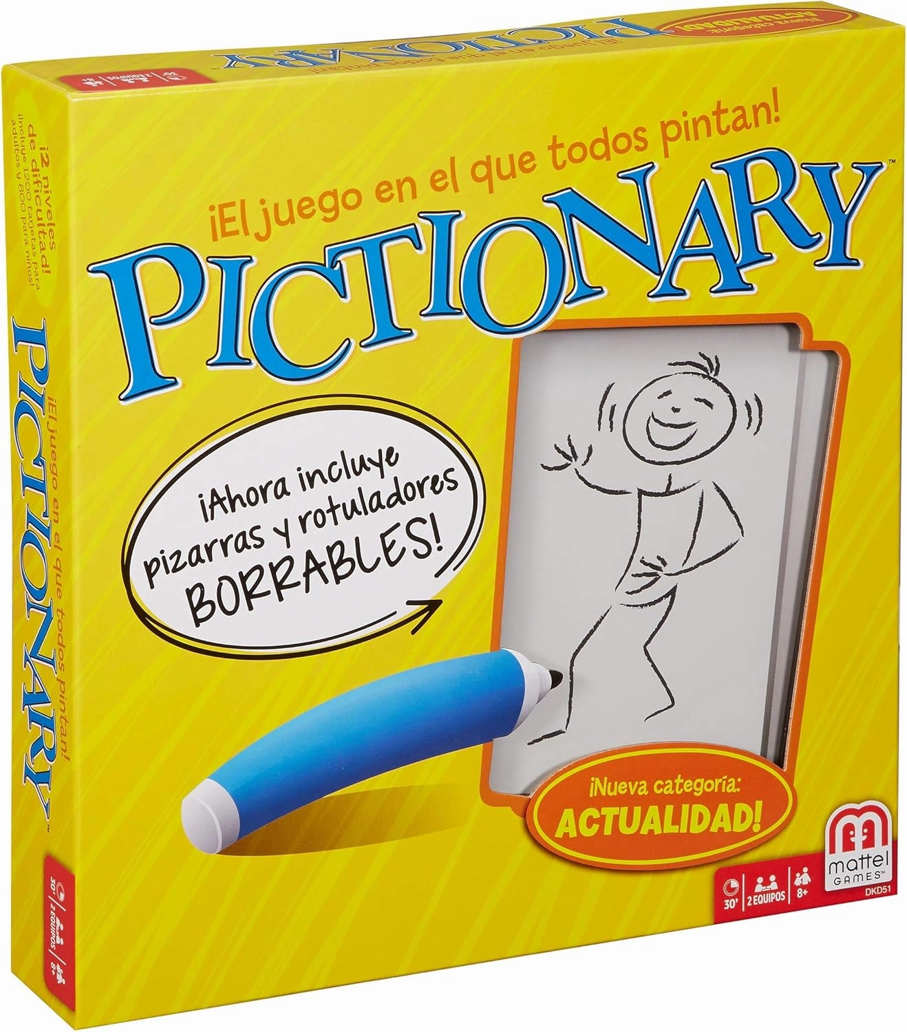 Babykids_Mattel_Toys Mattel Pictionary Board Game (DKD51)