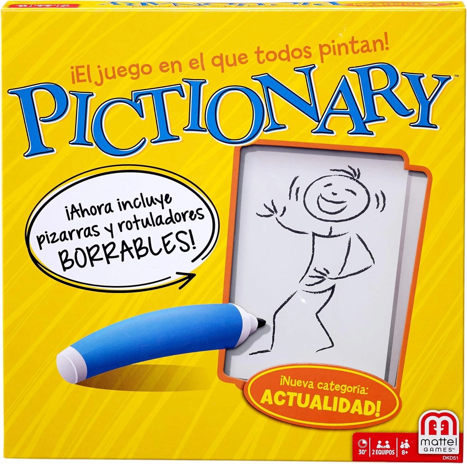 Babykids_Mattel_Toys Mattel Pictionary Board Game (DKD51)