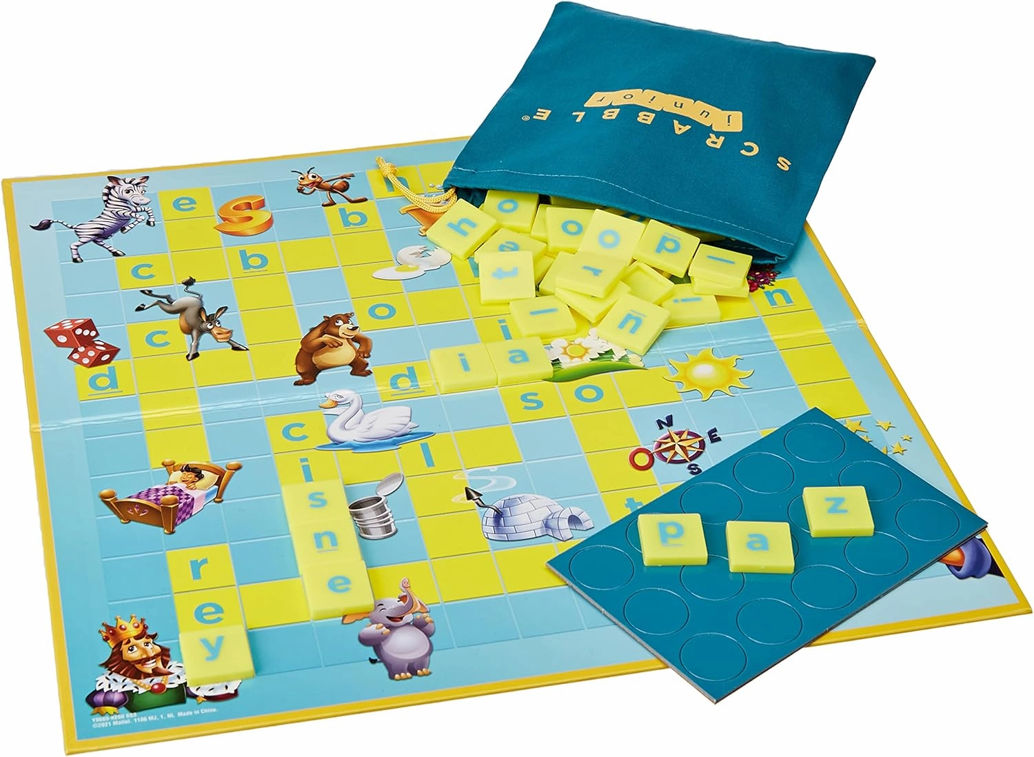 Babykids_Mattel_Toys Mattel Scrabble Junior Board Game (Y9669)