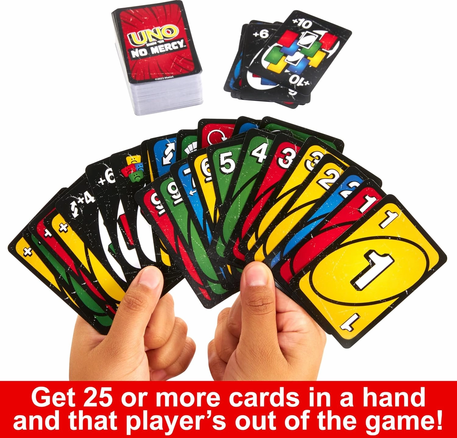 Babykids_Mattel_Toys Mattel UNO Show em No Mercy Card Game (HWV18)