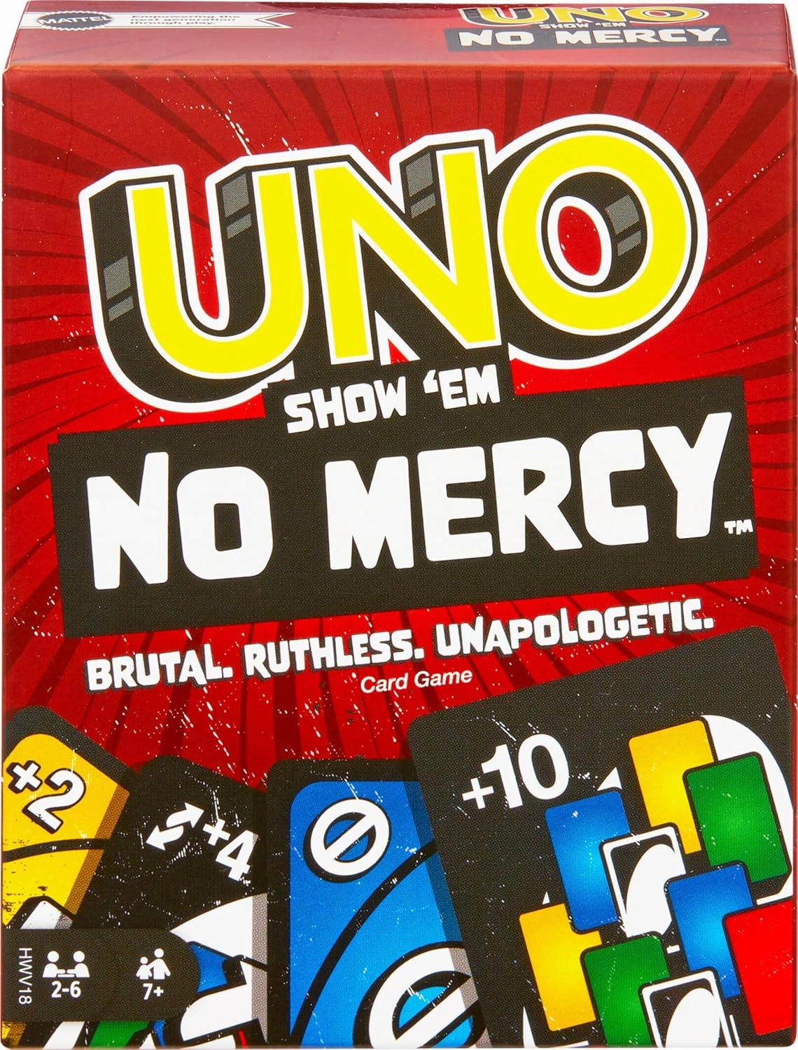 Babykids_Mattel_Toys Mattel UNO Show em No Mercy Card Game (HWV18)