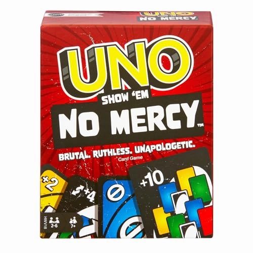 Babykids_Mattel_Toys Mattel UNO Show em No Mercy Card Game (HWV18)