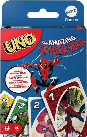 Babykids_Mattel_Toys Mattel UNO The Amazing Spider-Man Card Game (HXY08)