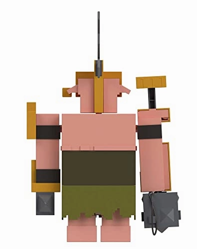 Babykids_Mattel_Toys Minecraft Toys, Legends 3.25-inch, Action Figures Portal Guard with Attack Action and Accessory