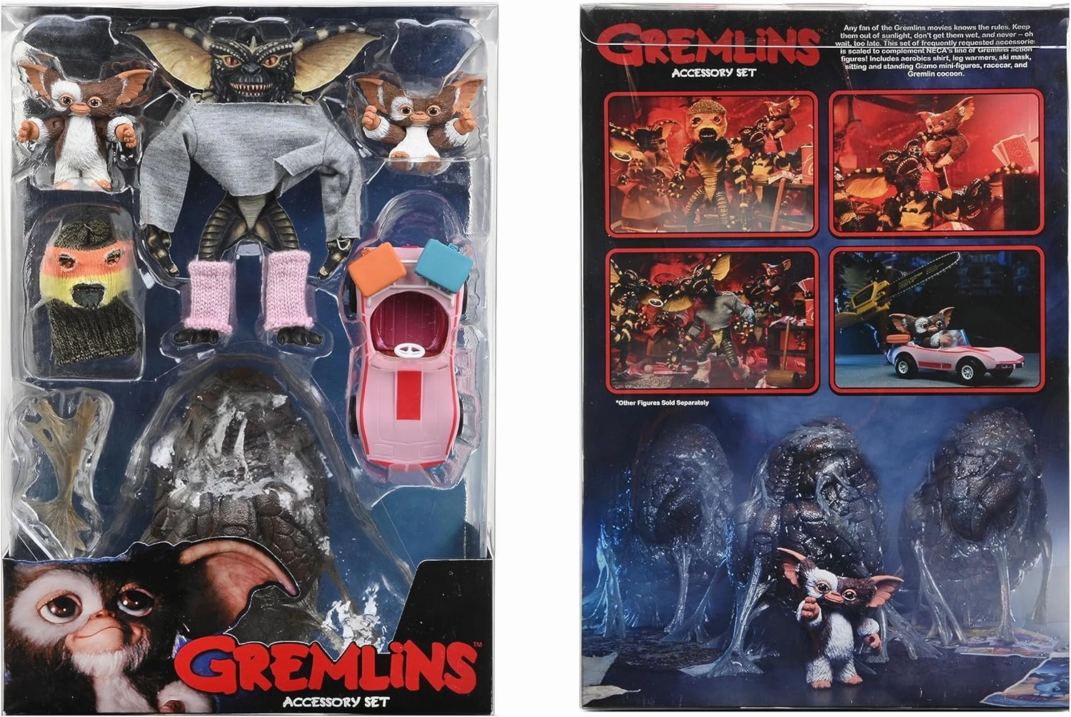 Babykids_Mattel_Toys NECA Gremlins 1984 Gremlin Figure Accessory Pack - Gremlins Collectible Accessories for Ages 24 Months and Up