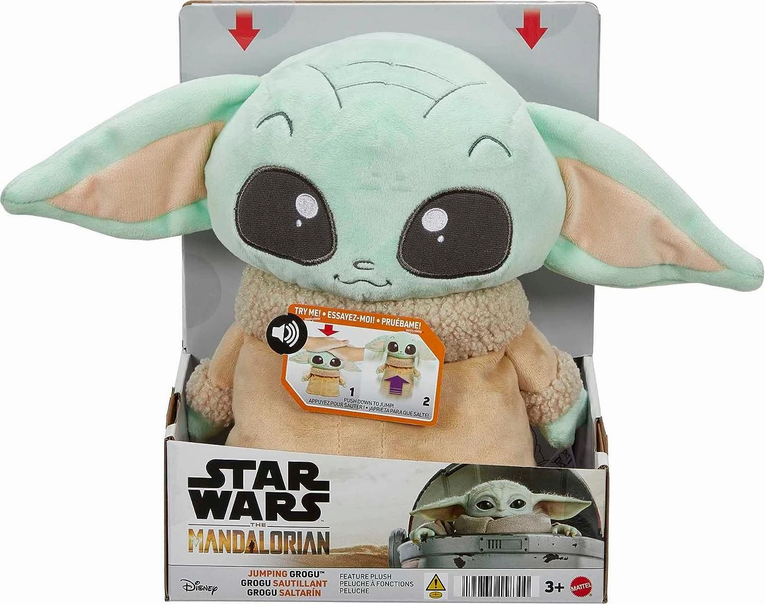 Babykids_Mattel_Toys Star Wars The Mandalorian Jumping Grogu