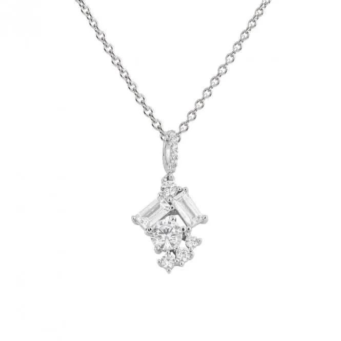 Pendentif Baguette Zirconia Éparpillé P5111 Diamonfire Bijoux