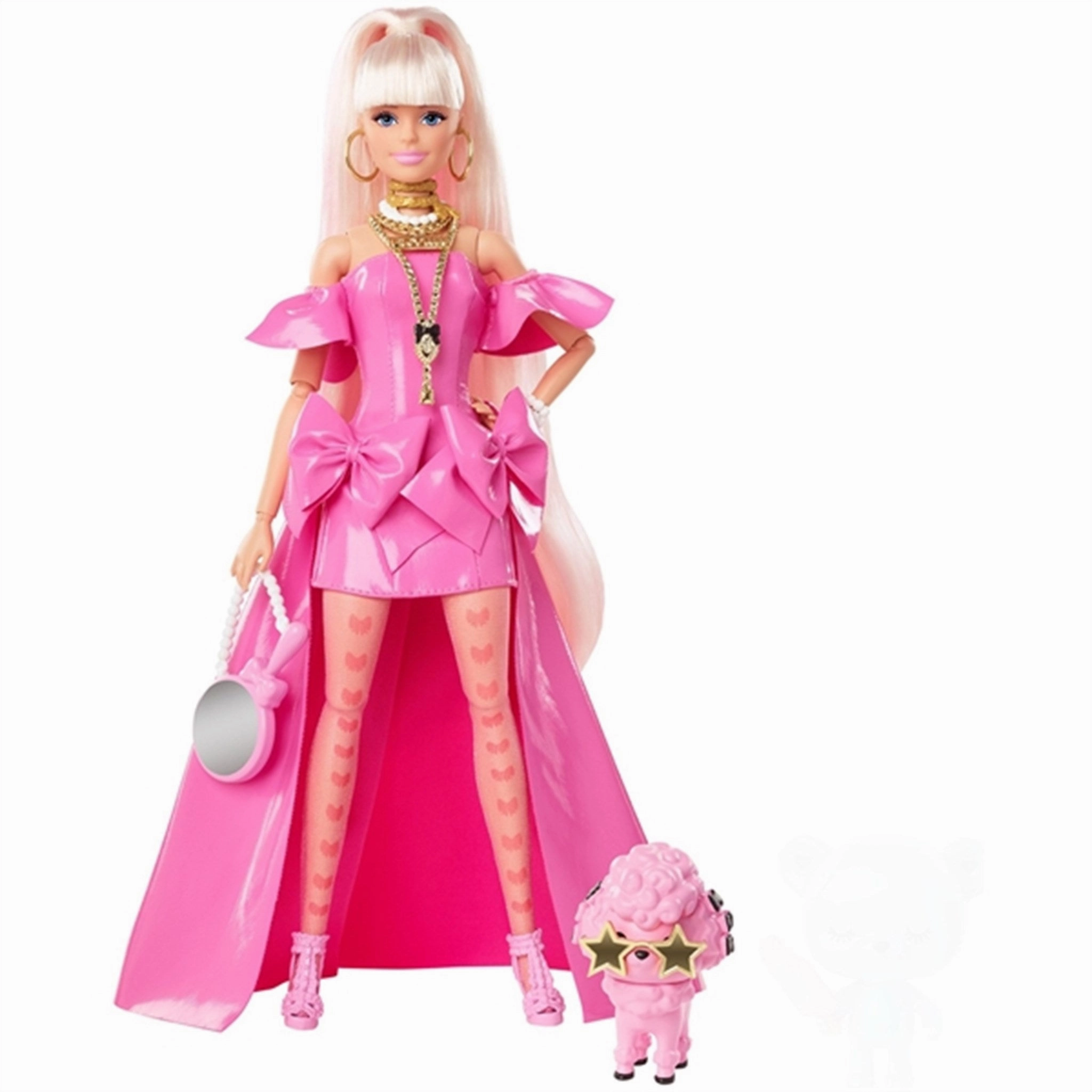 Barbie Extra Fancy Doll Pink Plastic