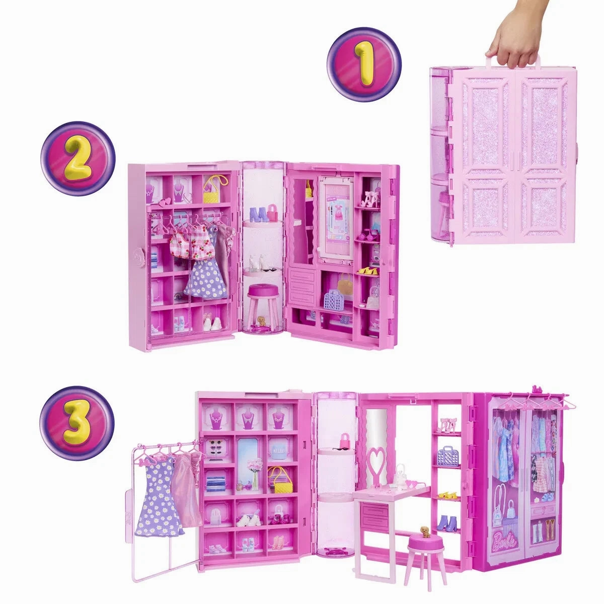 Barbie Fashion Fun Dream Closet w Doll