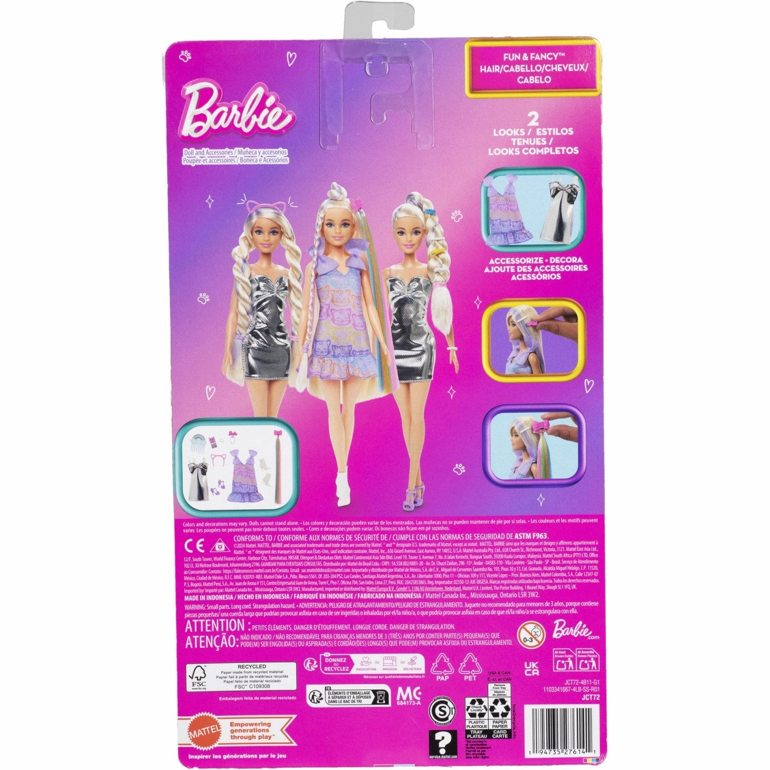 Barbie Hair Play Blonde
