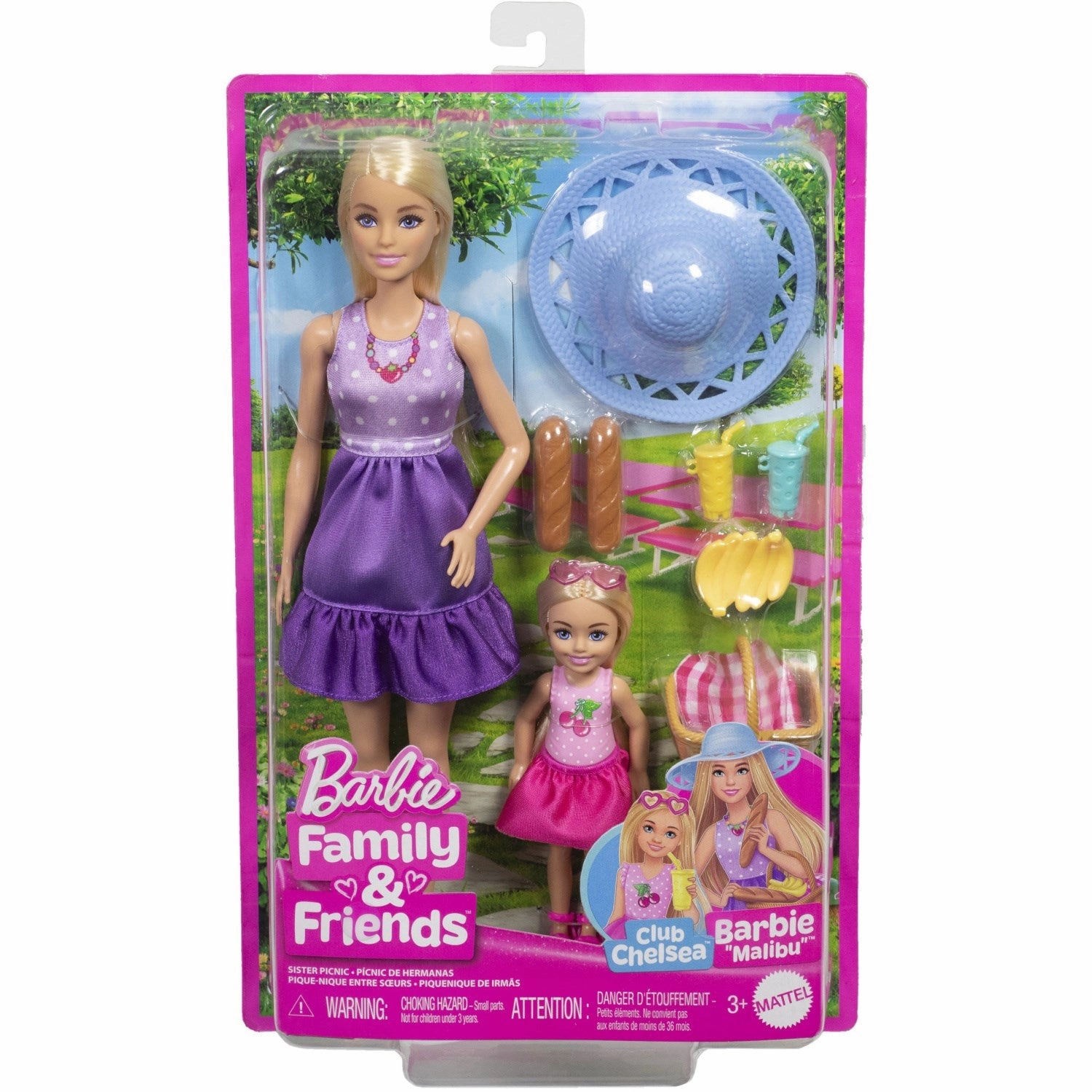 Barbie Malibu & Chelsea Core Dolls