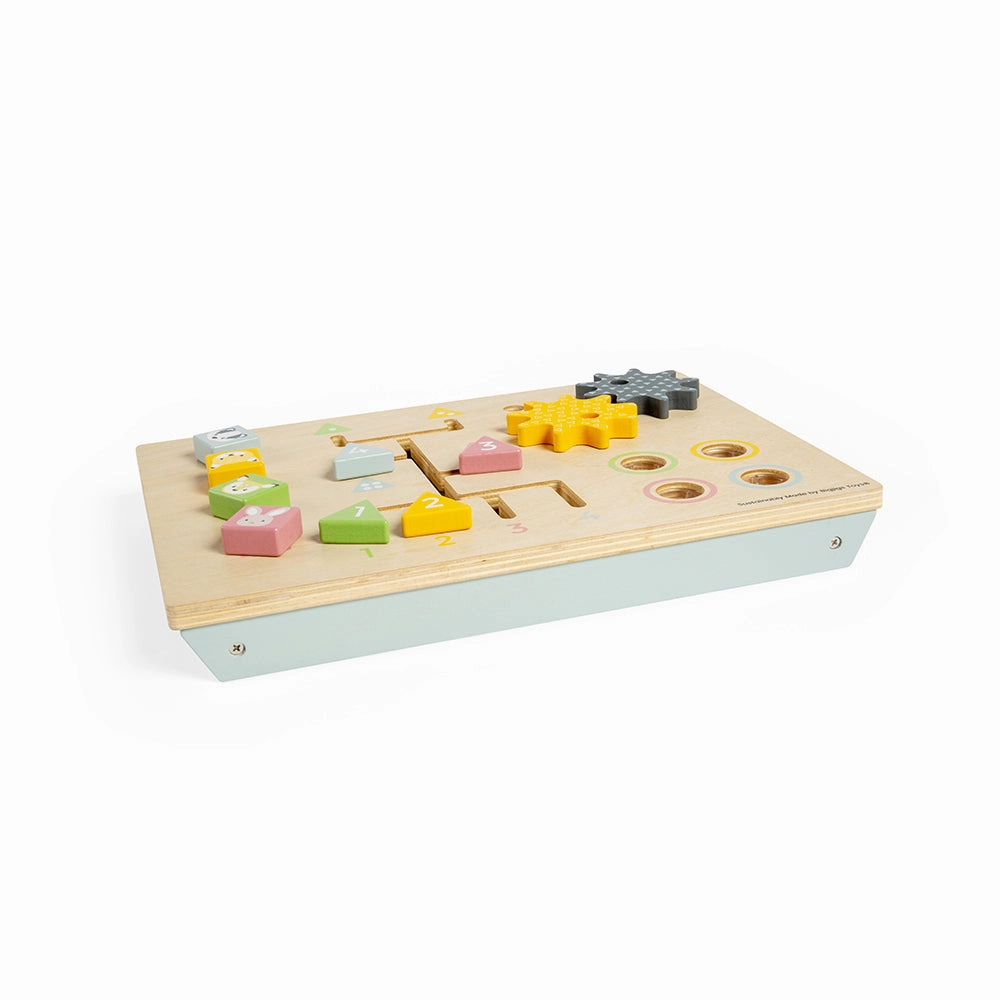 Bigjigs Toys Tabletop Wooden Activity Bench