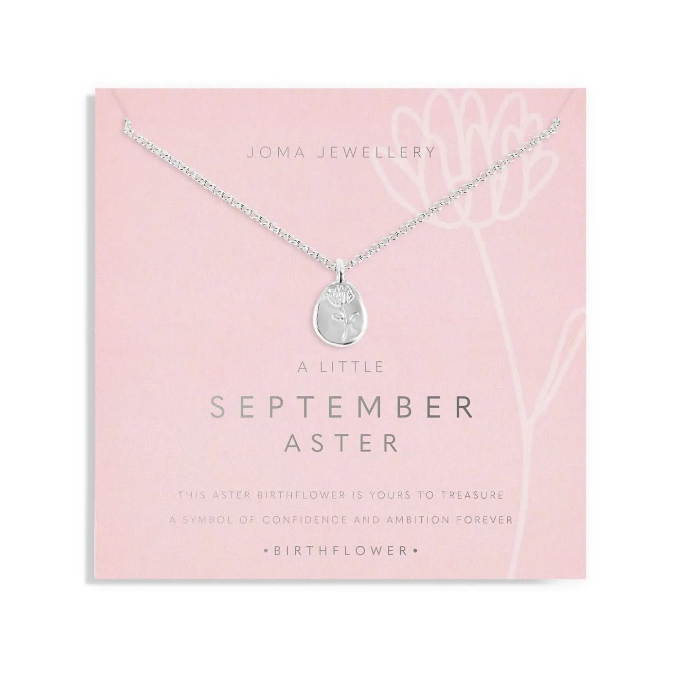 Collier en argent plaqué Petite Aster de Septembre 7467 Joma Jewellery