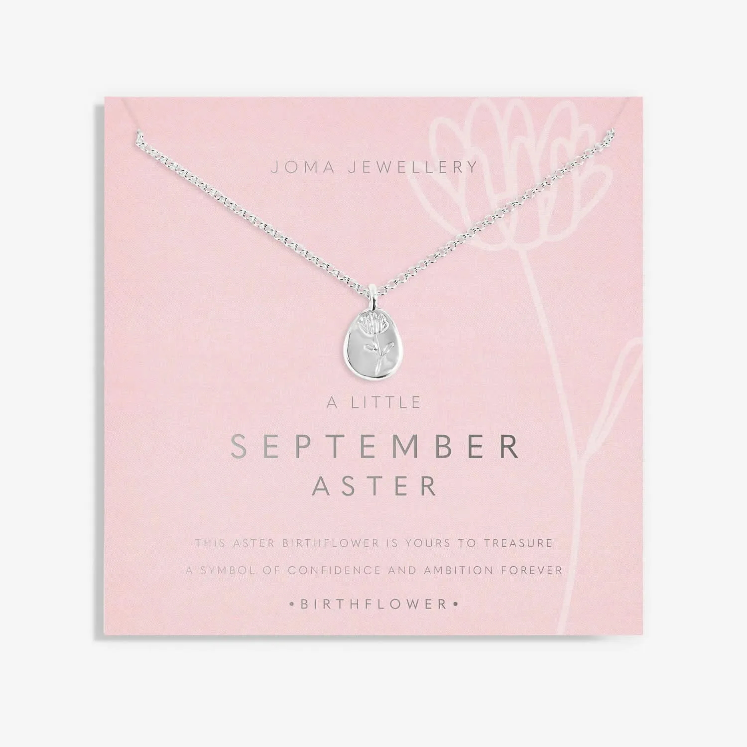 Collier en argent plaqué Petite Aster de Septembre 7467 Joma Jewellery