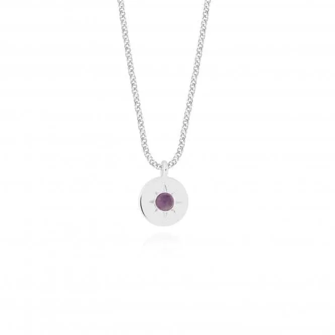 Pierre de naissance petit collier Améthyste Février 4655 Joma Jewellery