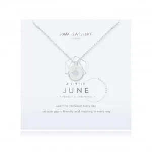 Pierre de naissance un petit collier en pierre de lune de juin 4659 Joma Jewellery