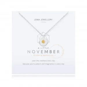Collier en quartz jaune de naissance de novembre 4664 Joma Jewellery