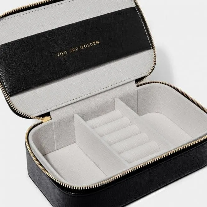 Boîte à bijoux en galet noir 'Tu es en or' KLB3011 Katie Loxton Bijoux et accessoires