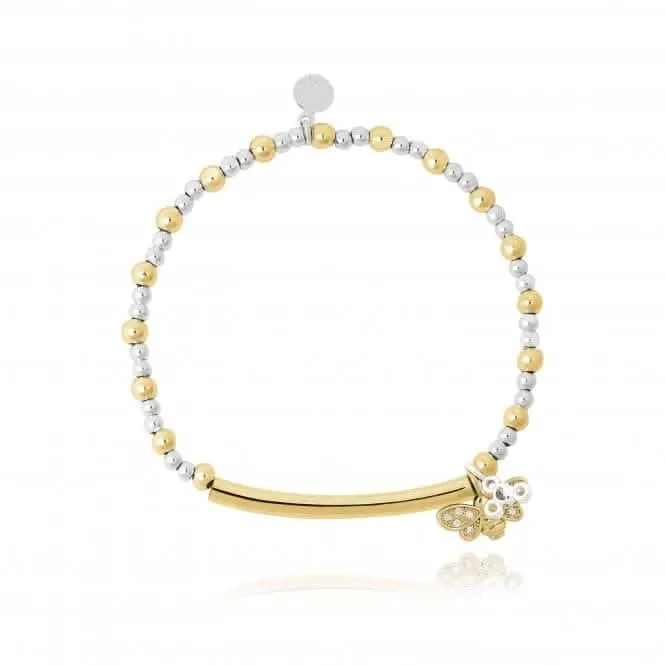 Bracelet Bar Sois Heureuse Sois Radieuse Sois Toi-Même en Argent ou Or 4784 Joma Jewellery