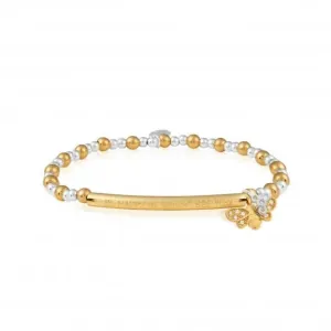 Bracelet Bar Sois Heureuse Sois Radieuse Sois Toi-Même en Argent ou Or 4784 Joma Jewellery
