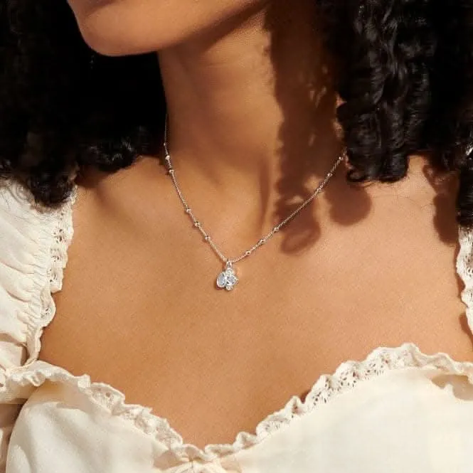 Bridal Une Petite Belle Mariée Collier en Argenté 46cm   5cm 7030 Joma Jewellery