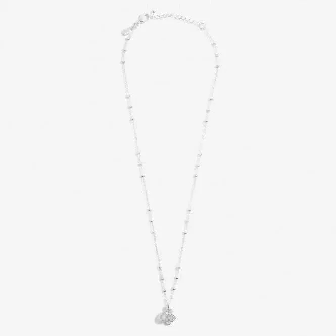 Bridal Une Petite Belle Mariée Collier en Argenté 46cm   5cm 7030 Joma Jewellery
