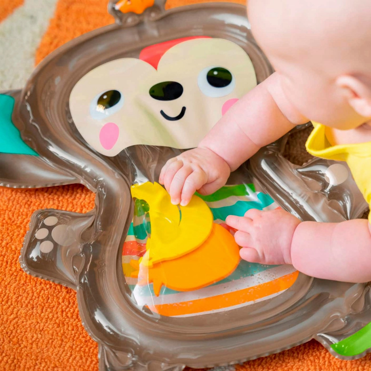 Bright Starts Hungry Monkey Activity Mat with Water