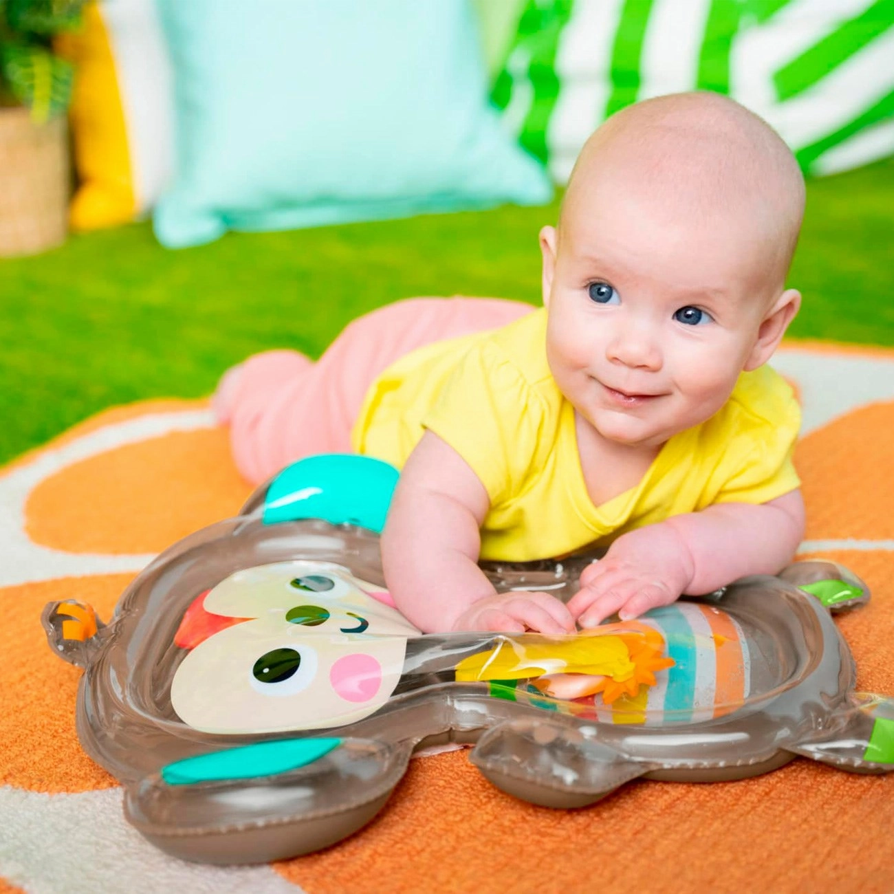 Bright Starts Hungry Monkey Activity Mat with Water