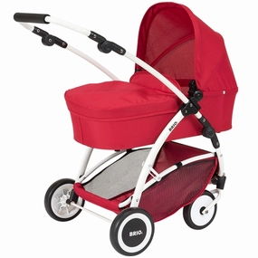 BRIO Doll Pram Red