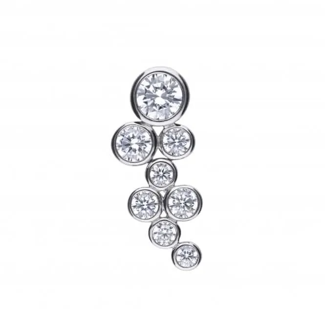 Pendentif Bulle en Zirconium Cubique P4782 - Bijoux Diamonfire