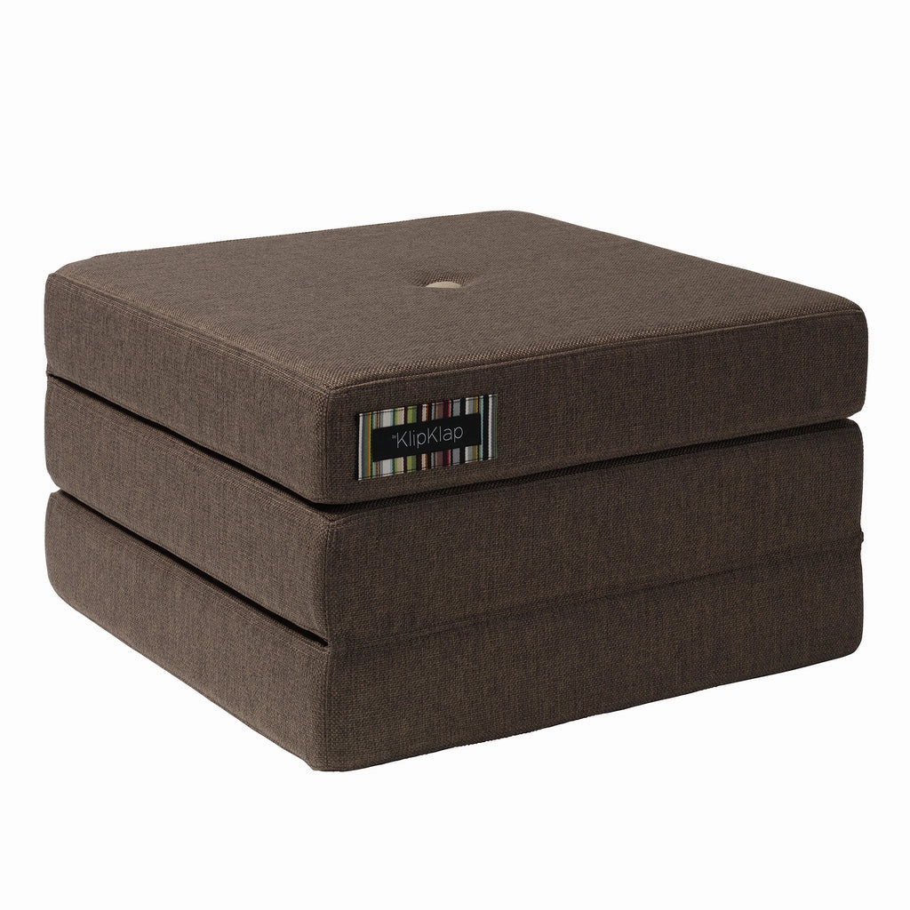 by KlipKlap KK 3 Fold Single 35x65x65cm - Brown W. Sand (Pre-Order; Est. Delivery in 2-4 Weeks)